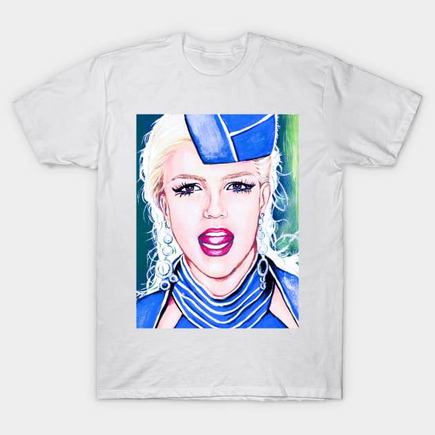 Stewardess T-Shirt by Svetlana Pelin